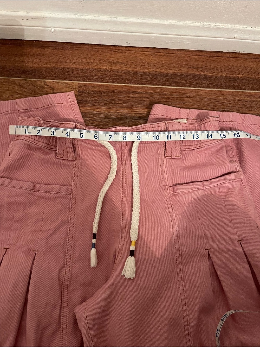 Pink Drawstring Wide-Leg Pants - Picture 9 of 16